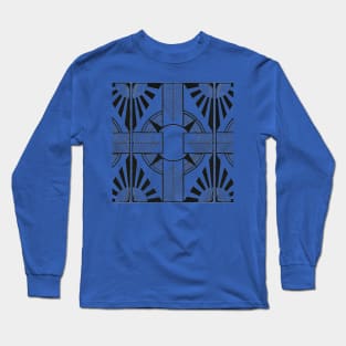 Abstract Black and White Long Sleeve T-Shirt